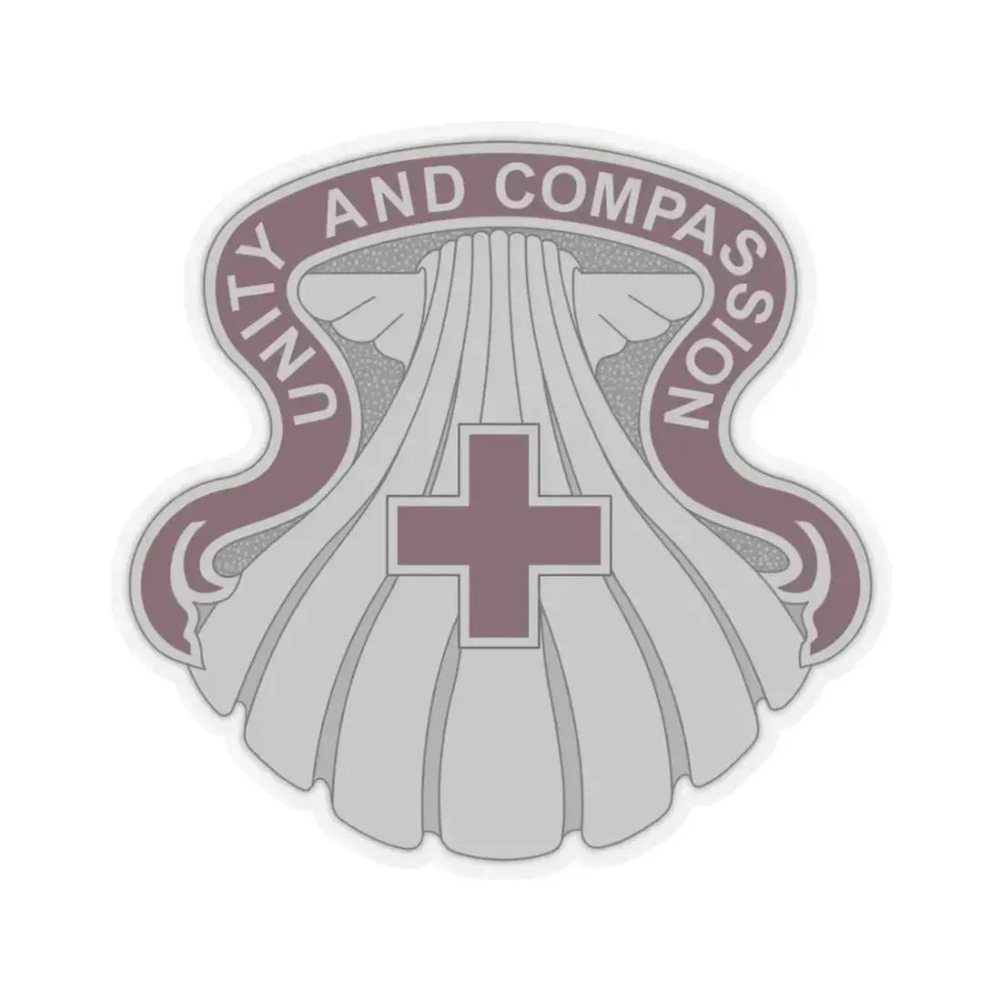 334 Medical Group (U.S. Army) STICKER Vinyl Kiss-Cut Decal 4 Inch Transparent - The Sticker Space