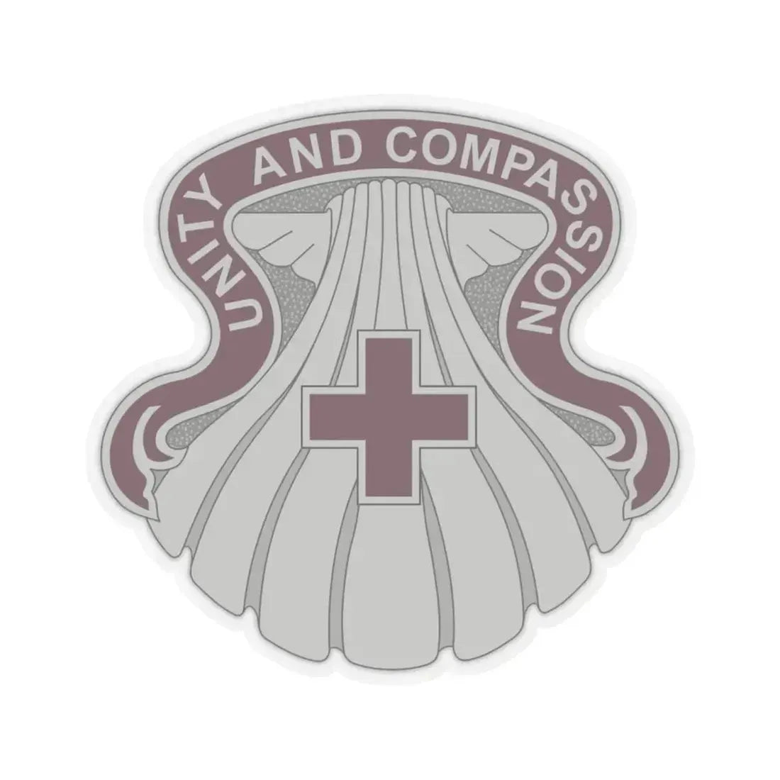 334 Medical Group (U.S. Army) STICKER Vinyl Kiss-Cut Decal 6 Inch Transparent - The Sticker Space