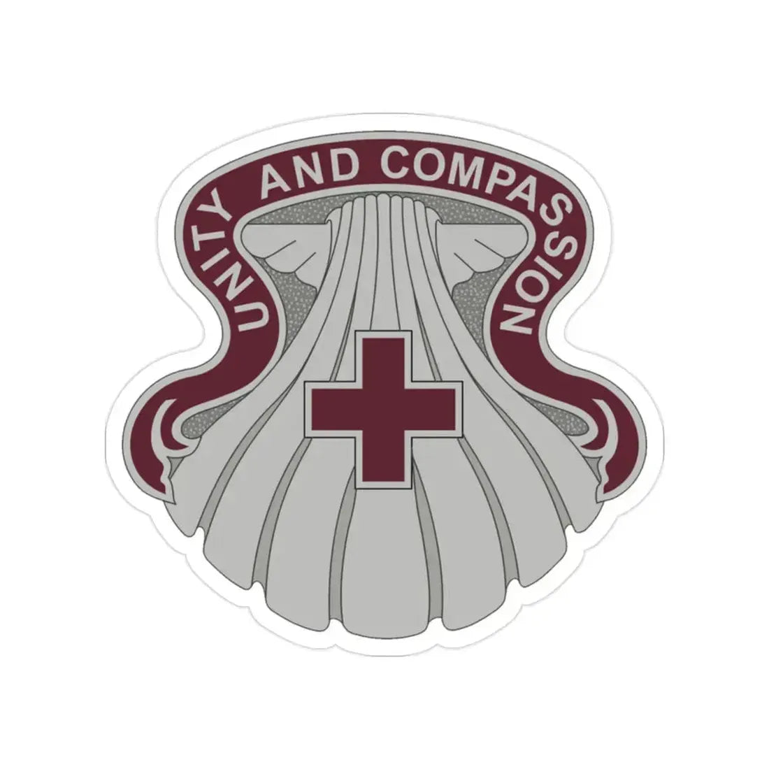 334 Medical Group (U.S. Army) Transparent STICKER Die-Cut Vinyl Decal 2 Inch - The Sticker Space