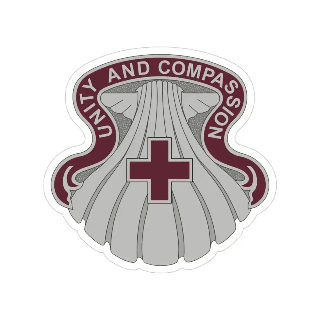 334 Medical Group (U.S. Army) Transparent STICKER Die-Cut Vinyl Decal 3 Inch - The Sticker Space