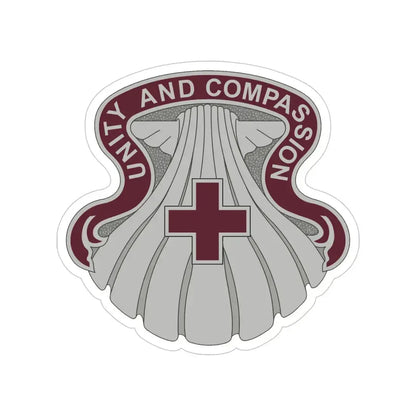 334 Medical Group (U.S. Army) Transparent STICKER Die-Cut Vinyl Decal 4 Inch - The Sticker Space