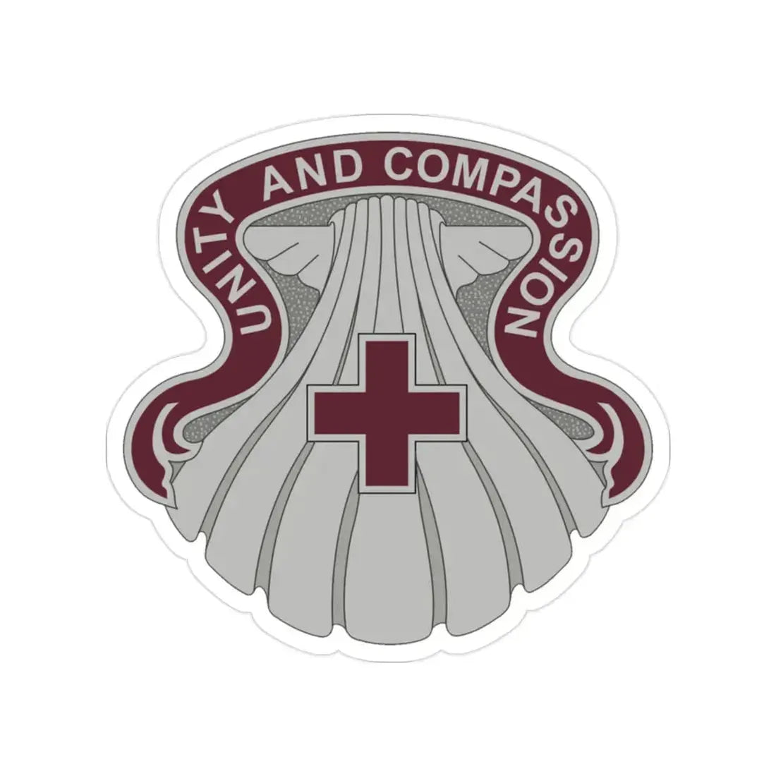 334 Medical Group (U.S. Army) Transparent STICKER Die-Cut Vinyl Decal - The Sticker Space