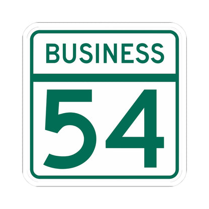 MD Route 54 Business (Maryland) (Road Sign) STICKER Vinyl Kiss-Cut Decal