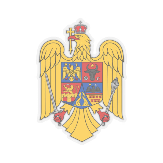 Coat of arms of Romania Eagle - STICKER Vinyl Kiss-Cut Decal
