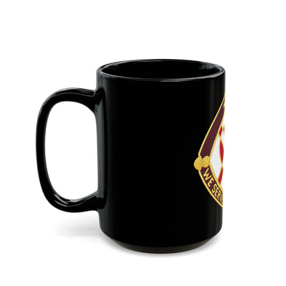 3343 US Hospital (U.S. Army) Black Coffee Mug-The Sticker Space