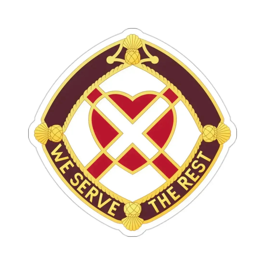 3343 US Hospital (U.S. Army) STICKER Vinyl Die-Cut Decal 2 Inch - The Sticker Space