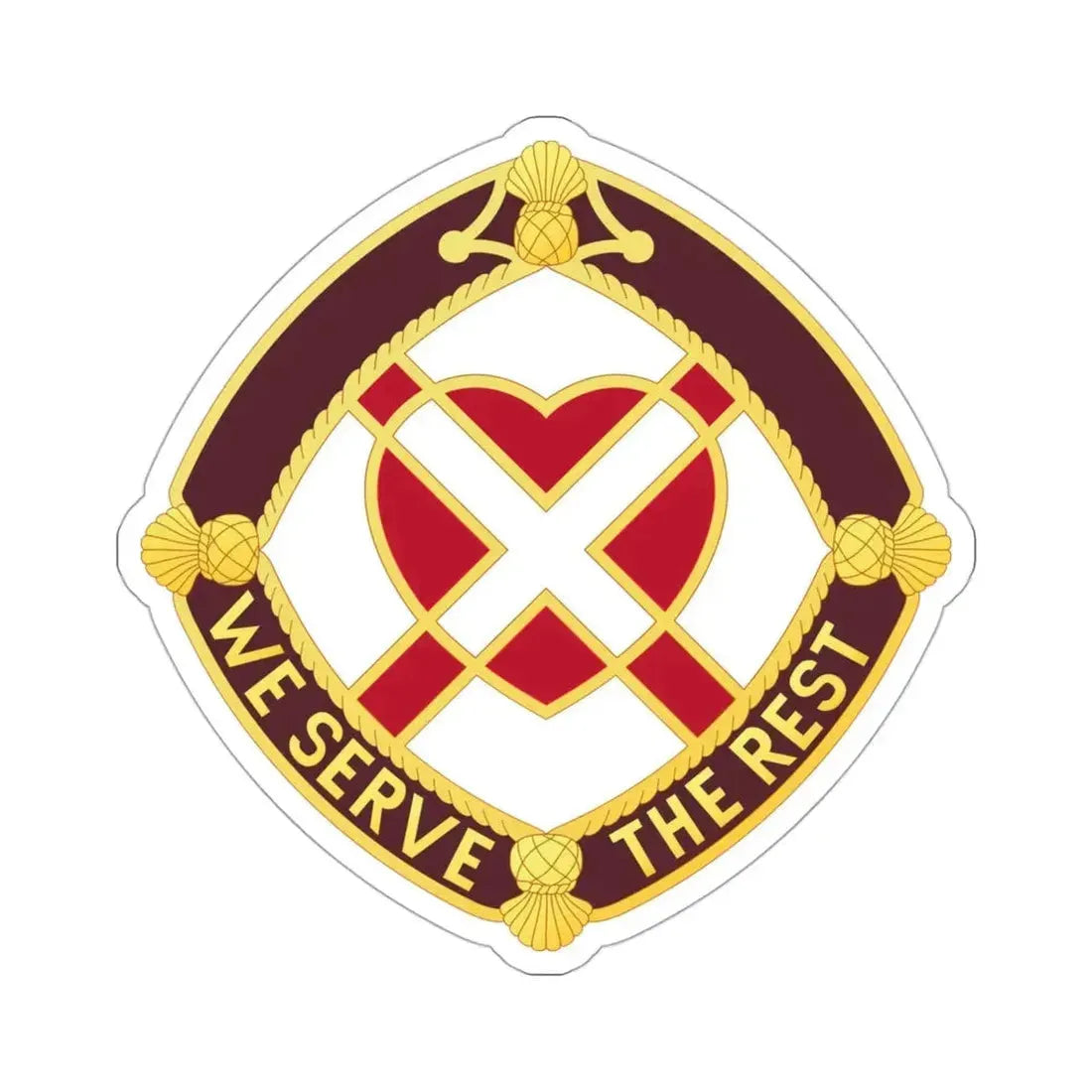 3343 US Hospital (U.S. Army) STICKER Vinyl Die-Cut Decal - The Sticker Space