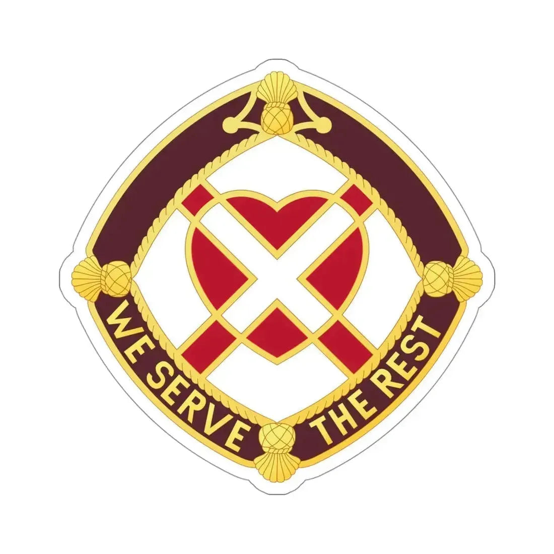 3343 US Hospital (U.S. Army) STICKER Vinyl Die-Cut Decal - The Sticker Space