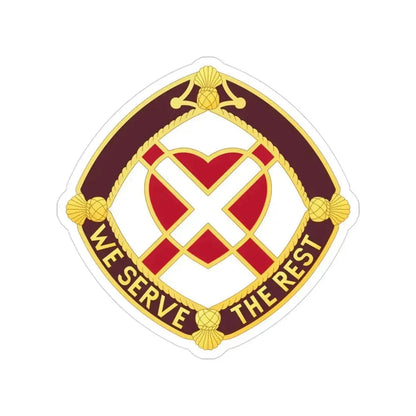 3343 US Hospital (U.S. Army) Transparent STICKER Die-Cut Vinyl Decal 3 Inch - The Sticker Space