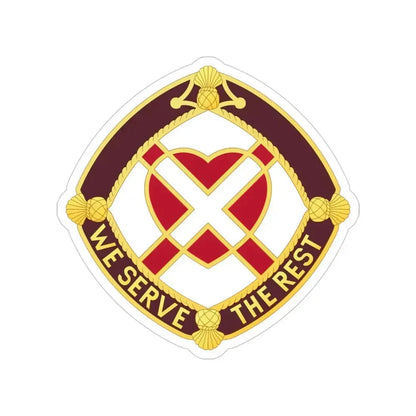 3343 US Hospital (U.S. Army) Transparent STICKER Die-Cut Vinyl Decal 4 Inch - The Sticker Space