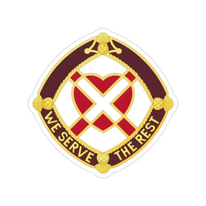3343 US Hospital (U.S. Army) Transparent STICKER Die-Cut Vinyl Decal 5 Inch - The Sticker Space