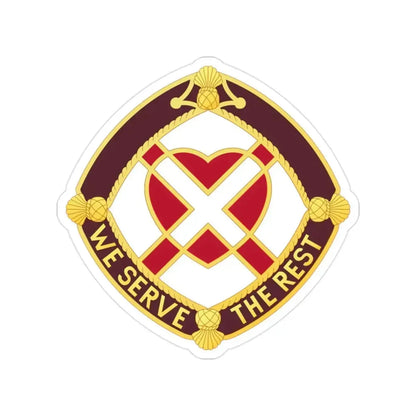 3343 US Hospital (U.S. Army) Transparent STICKER Die-Cut Vinyl Decal - The Sticker Space
