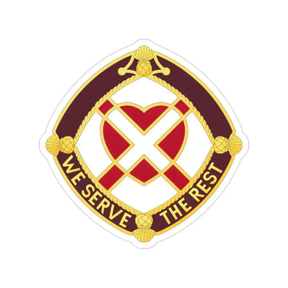3343 US Hospital (U.S. Army) Transparent STICKER Die-Cut Vinyl Decal - The Sticker Space