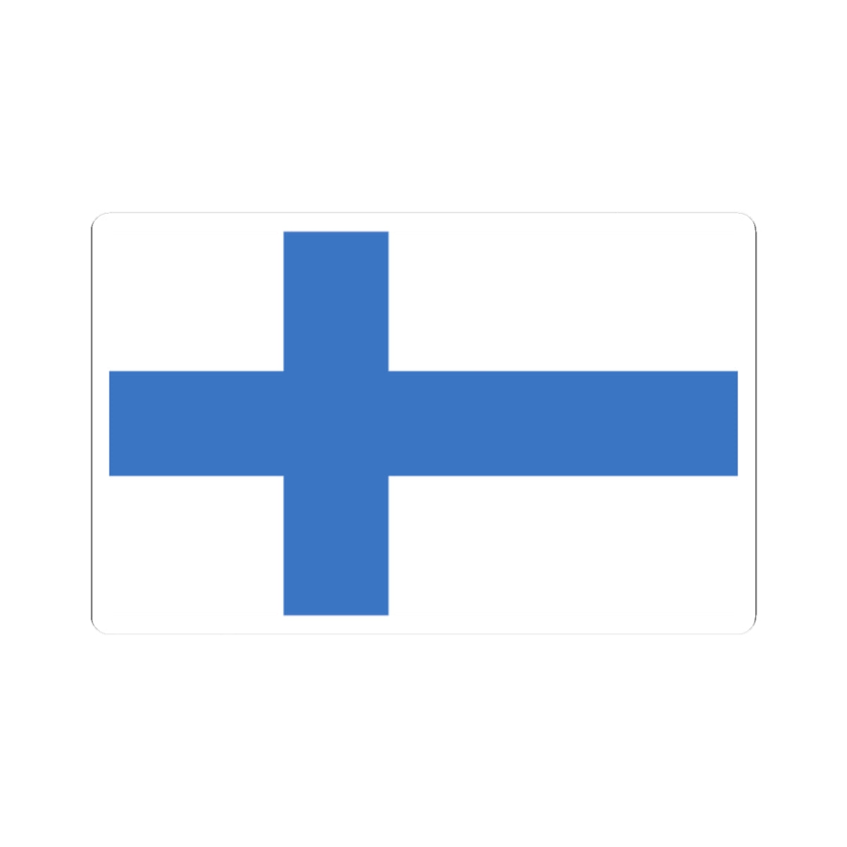 Flag of Finland 1918 (Finland) STICKER Vinyl Kiss-Cut Decal