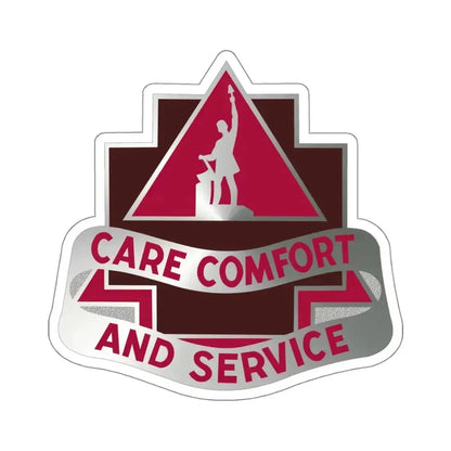 3345 US Hospital (U.S. Army) STICKER Vinyl Kiss-Cut Decal 4 Inch White - The Sticker Space
