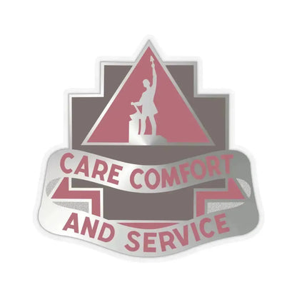 3345 US Hospital (U.S. Army) STICKER Vinyl Kiss-Cut Decal 6 Inch Transparent - The Sticker Space