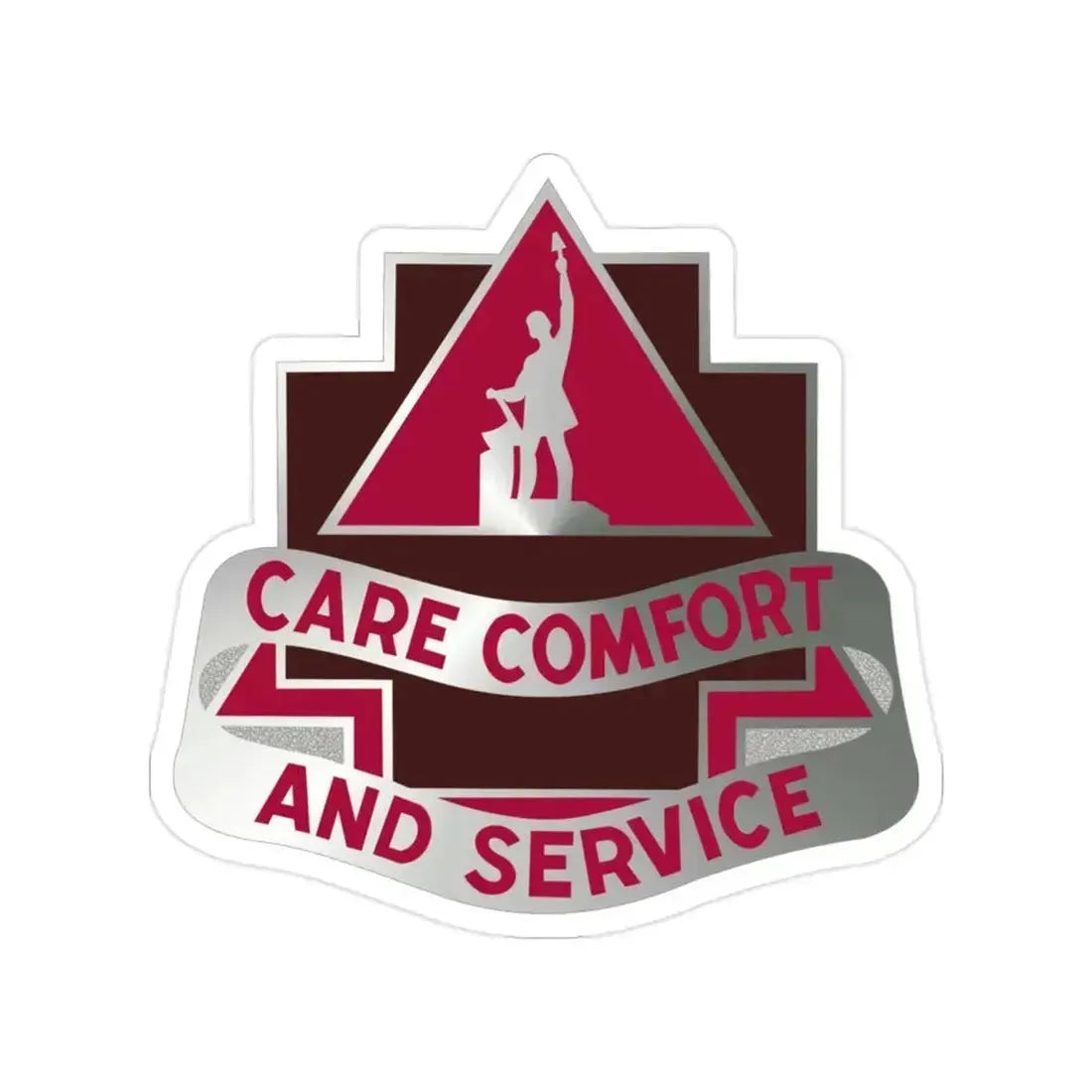 3345 US Hospital (U.S. Army) Transparent STICKER Die-Cut Vinyl Decal 2 Inch - The Sticker Space