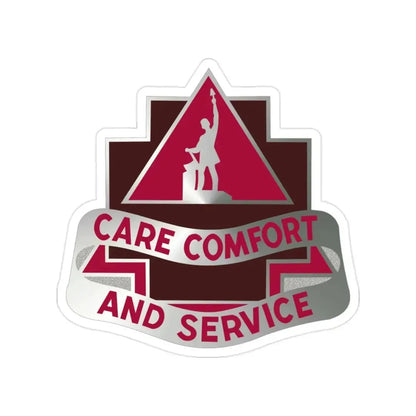 3345 US Hospital (U.S. Army) Transparent STICKER Die-Cut Vinyl Decal - The Sticker Space
