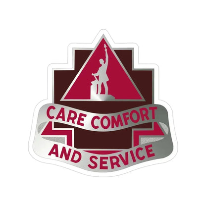 3345 US Hospital (U.S. Army) Transparent STICKER Die-Cut Vinyl Decal - The Sticker Space