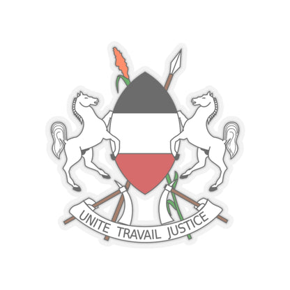 Coat of arms of Upper Volta (1967-1984) - STICKER Vinyl Kiss-Cut Decal