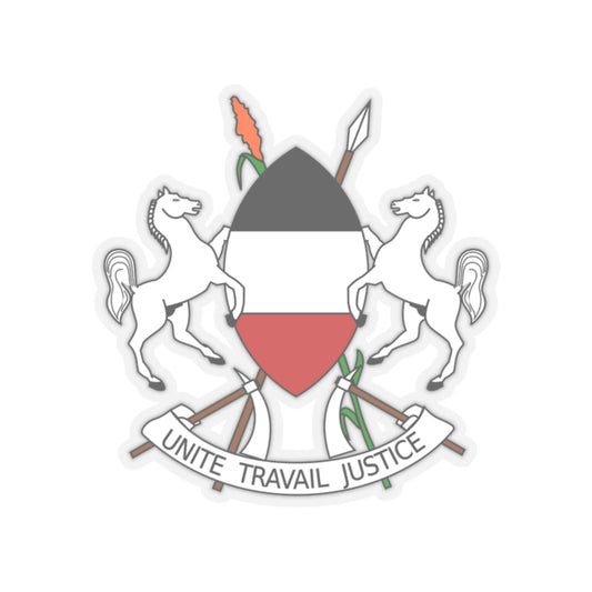 Coat of arms of Upper Volta (1967-1984) - STICKER Vinyl Kiss-Cut Decal