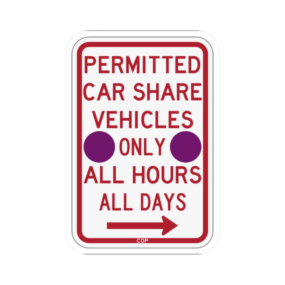 PBOT Road sign P4500R-P (Oregon) (Road Sign) STICKER Vinyl Kiss-Cut Decal