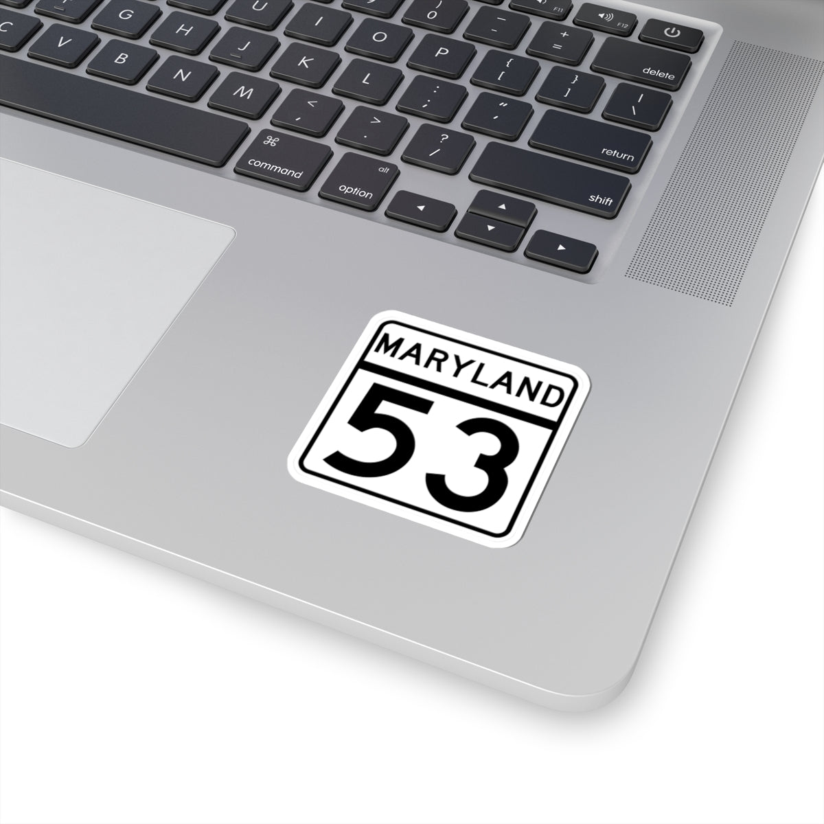 MD Route 53 (Maryland) (Road Sign) STICKER Vinyl Kiss-Cut Decal