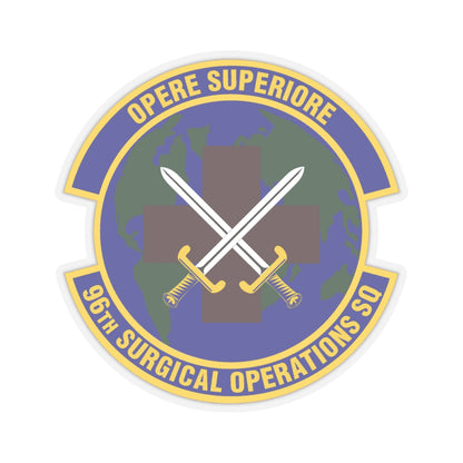 96th Surgical Operations Squadron (U.S. Air Force) STICKER Vinyl Kiss-Cut Decal