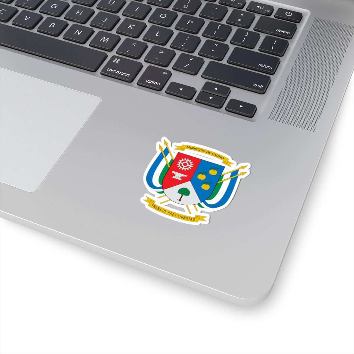 Escudo de Pacho (Colombia) (Coat of Arms) STICKER Vinyl Kiss-Cut Decal