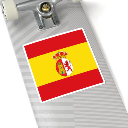 Flag of Minister Spain 1914-1931 (Spain) STICKER Vinyl Kiss-Cut Decal