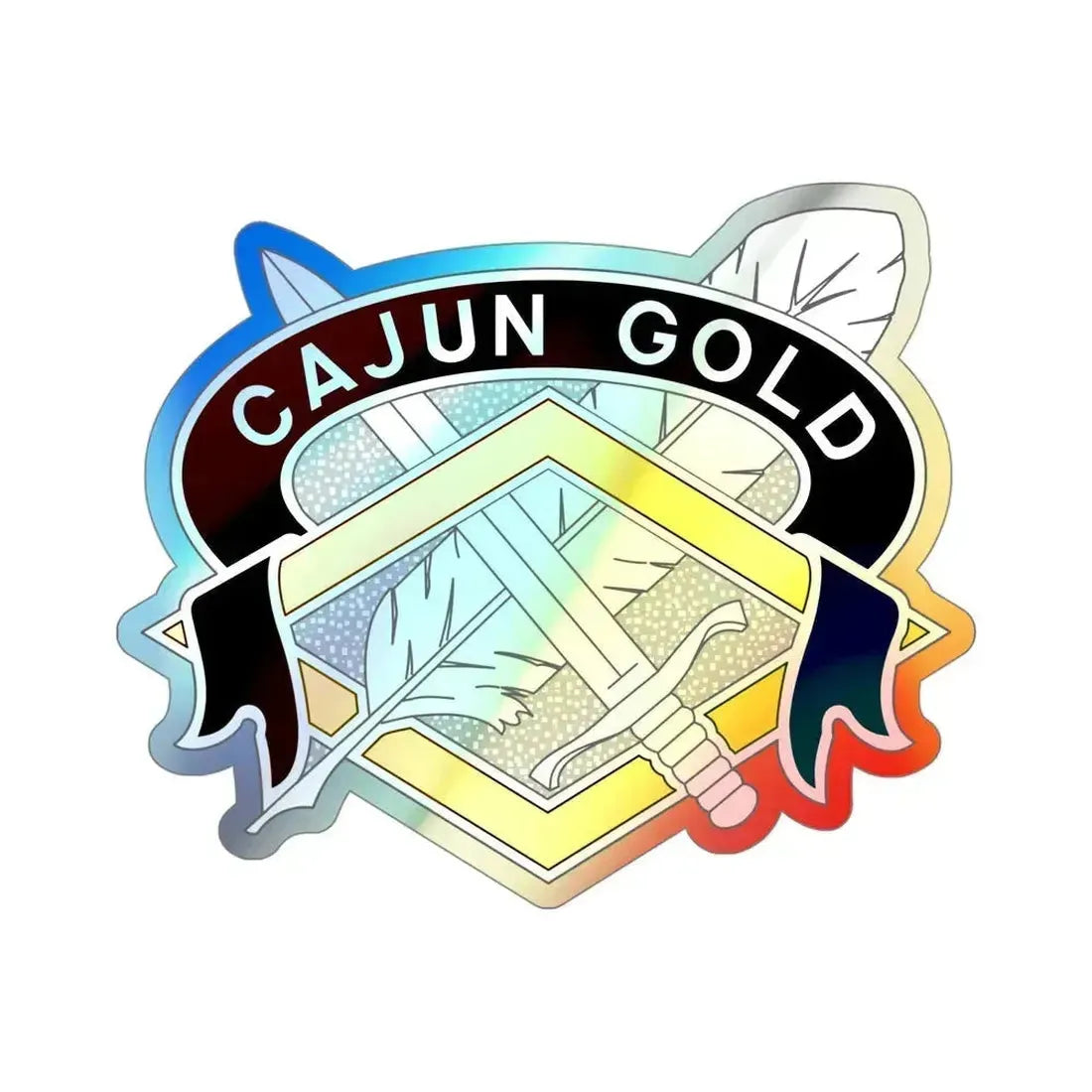 336 Finance Center 2 (U.S. Army) Holographic STICKER Die-Cut Vinyl Decal 4 Inch Holographic - The Sticker Space