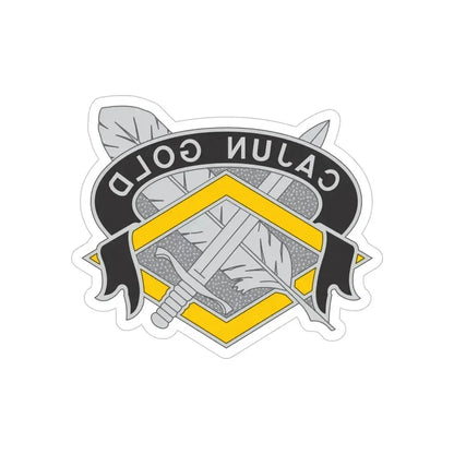 336 Finance Center 2 (U.S. Army) REVERSE PRINT Transparent Die-Cut STICKER 5 Inch Die-Cut Transparent - The Sticker Space