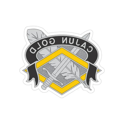 336 Finance Center 2 (U.S. Army) REVERSE PRINT Transparent Die-Cut STICKER - The Sticker Space