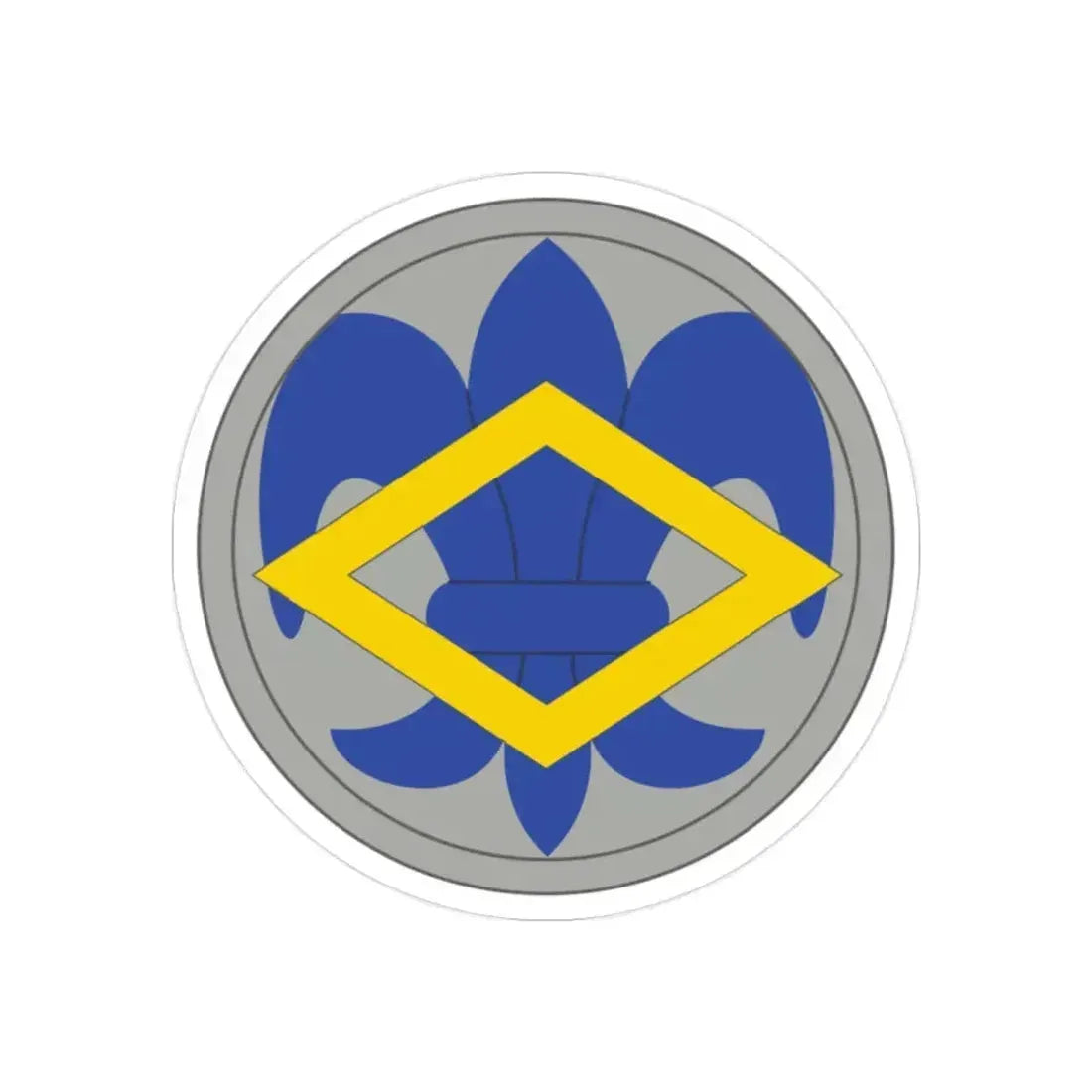 336 Finance Center (U.S. Army) REVERSE PRINT Transparent Die-Cut STICKER 2 Inch Die-Cut Transparent - The Sticker Space