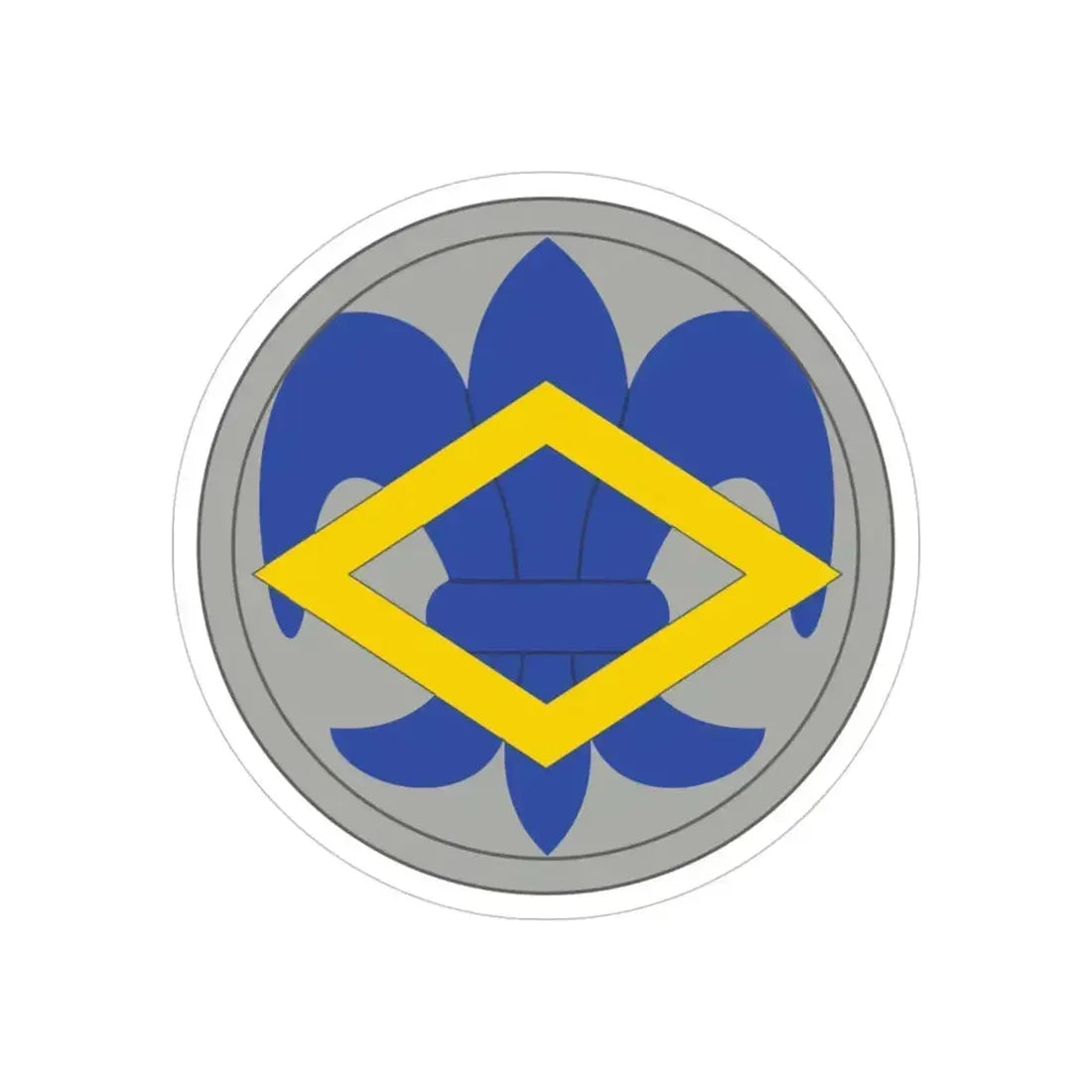 336 Finance Center (U.S. Army) REVERSE PRINT Transparent Die-Cut STICKER 4 Inch Die-Cut Transparent - The Sticker Space