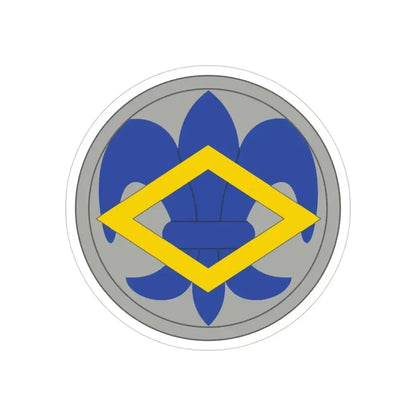 336 Finance Center (U.S. Army) REVERSE PRINT Transparent Die-Cut STICKER 4 Inch Die-Cut Transparent - The Sticker Space