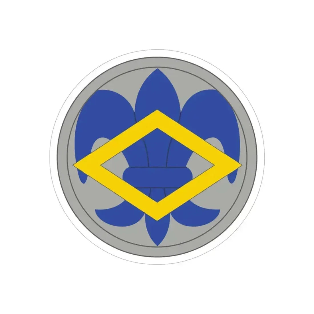 336 Finance Center (U.S. Army) REVERSE PRINT Transparent Die-Cut STICKER 5 Inch Die-Cut Transparent - The Sticker Space