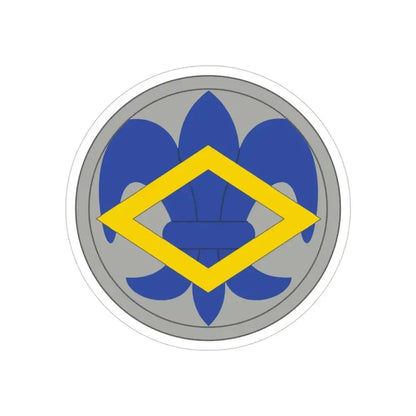 336 Finance Center (U.S. Army) REVERSE PRINT Transparent Die-Cut STICKER 5 Inch Die-Cut Transparent - The Sticker Space