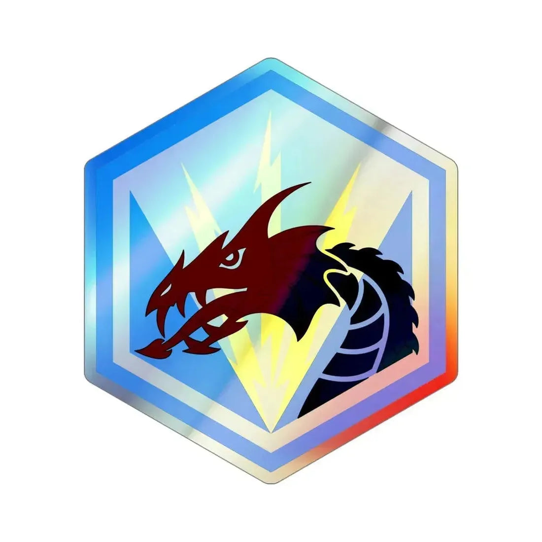 336 Military Intelligence Brigade (U.S. Army) Holographic STICKER Die-Cut Vinyl Decal 4 Inch Holographic - The Sticker Space