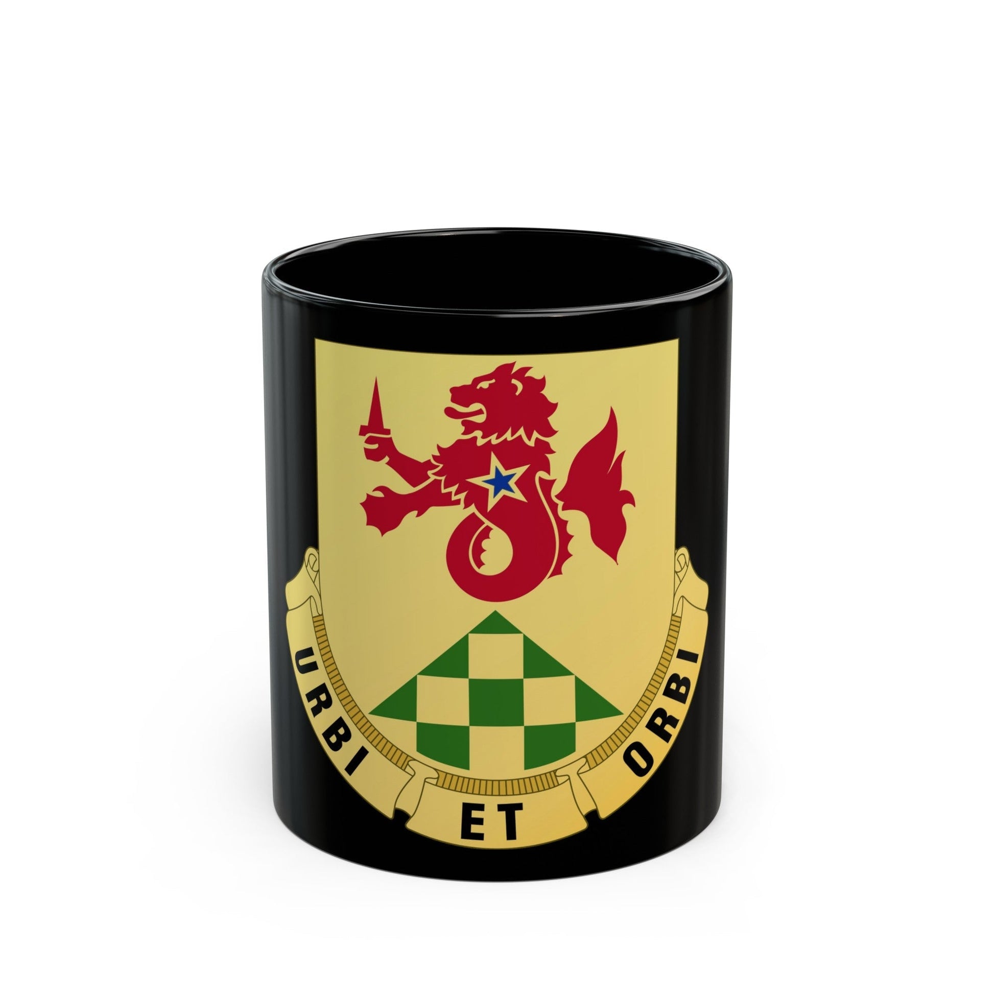 336 Military Police Battalion (U.S. Army) Black Coffee Mug-11oz-The Sticker Space