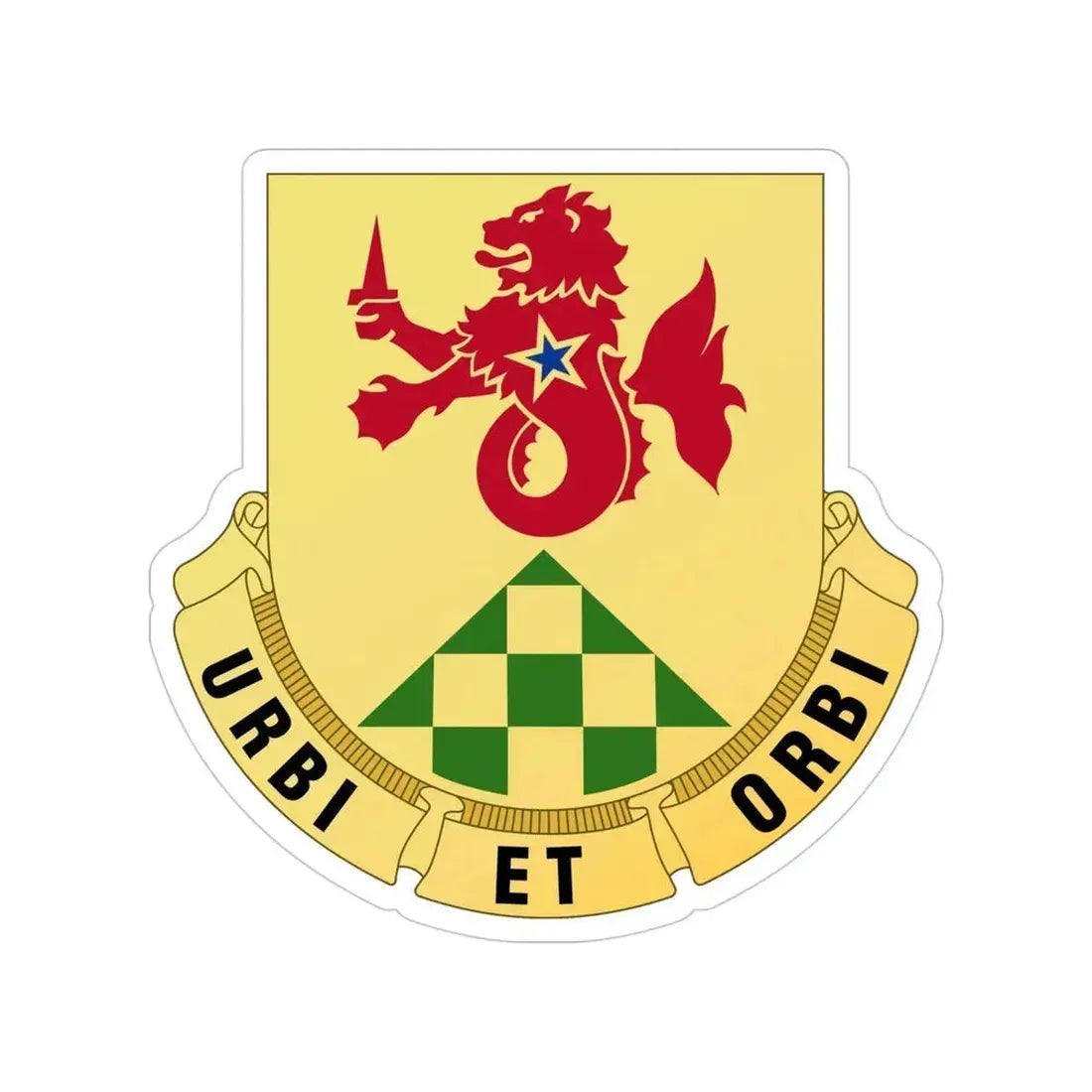 336 Military Police Battalion (U.S. Army) Transparent STICKER Die-Cut Vinyl Decal 4 Inch - The Sticker Space