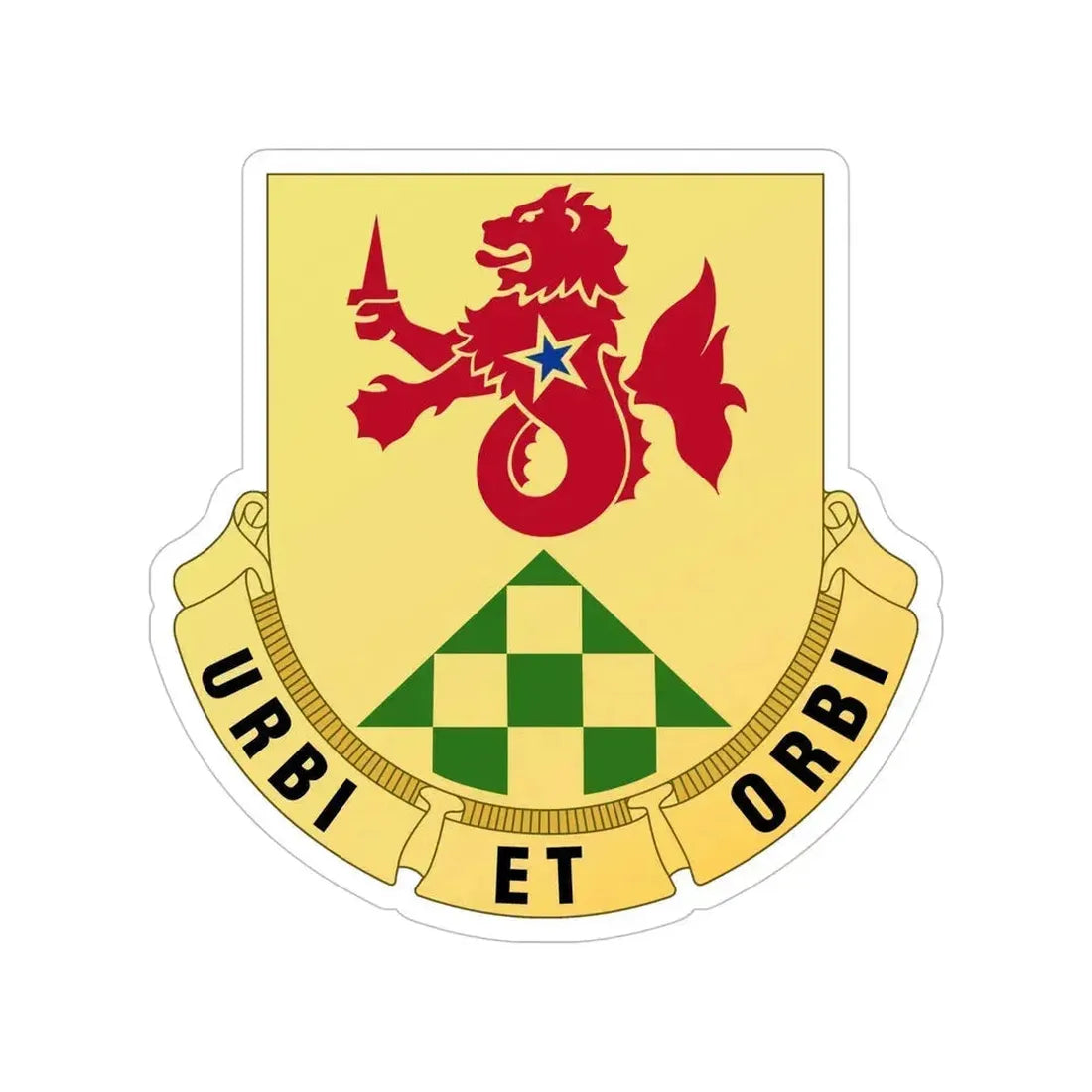 336 Military Police Battalion (U.S. Army) Transparent STICKER Die-Cut Vinyl Decal 6 Inch - The Sticker Space