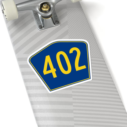 PR secondary 402 (Puerto Rico) (Road Sign) STICKER Vinyl Kiss-Cut Decal