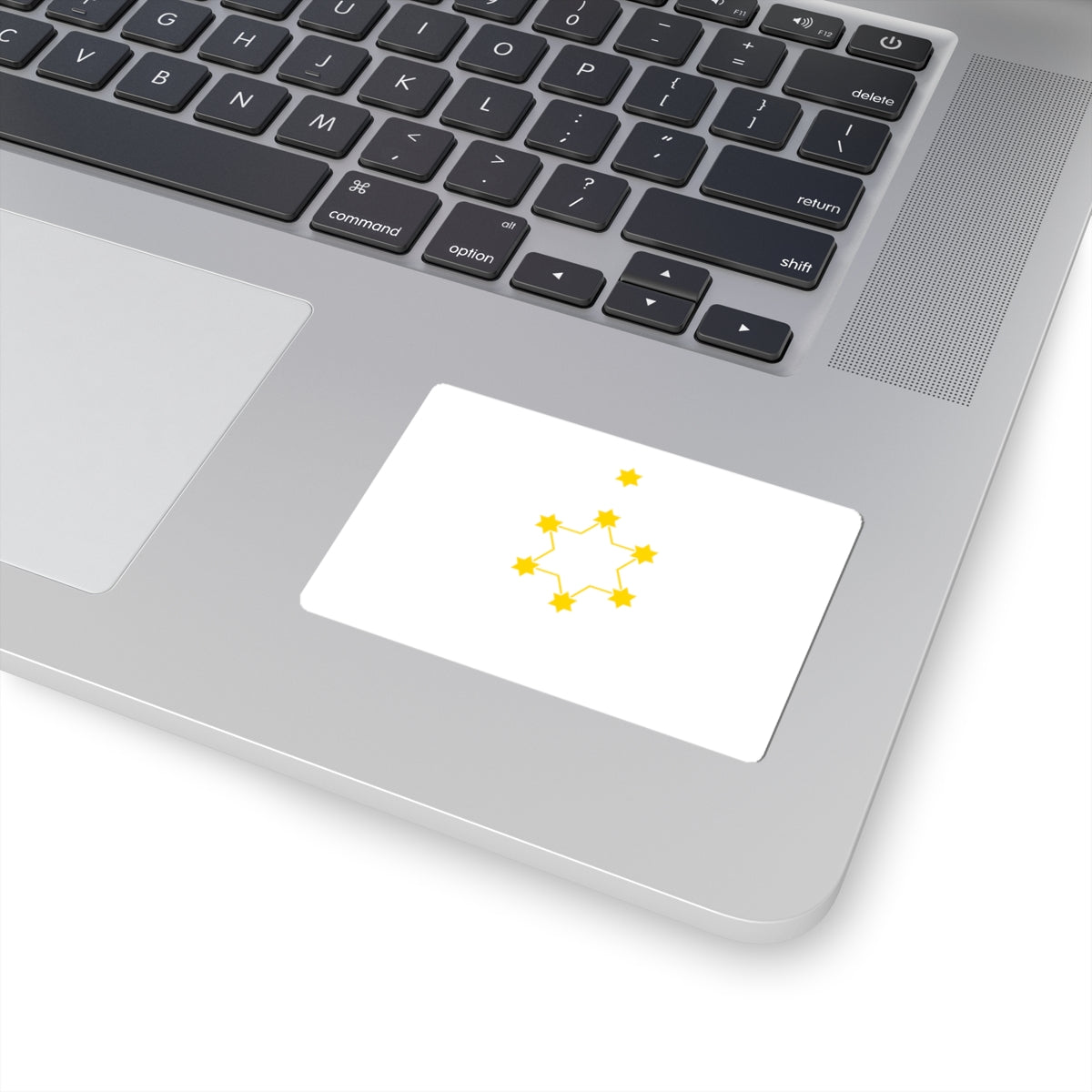 Herzl flag (Israel) STICKER Vinyl Kiss-Cut Decal