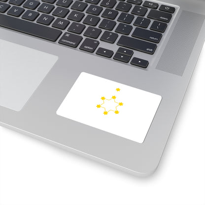 Herzl flag (Israel) STICKER Vinyl Kiss-Cut Decal