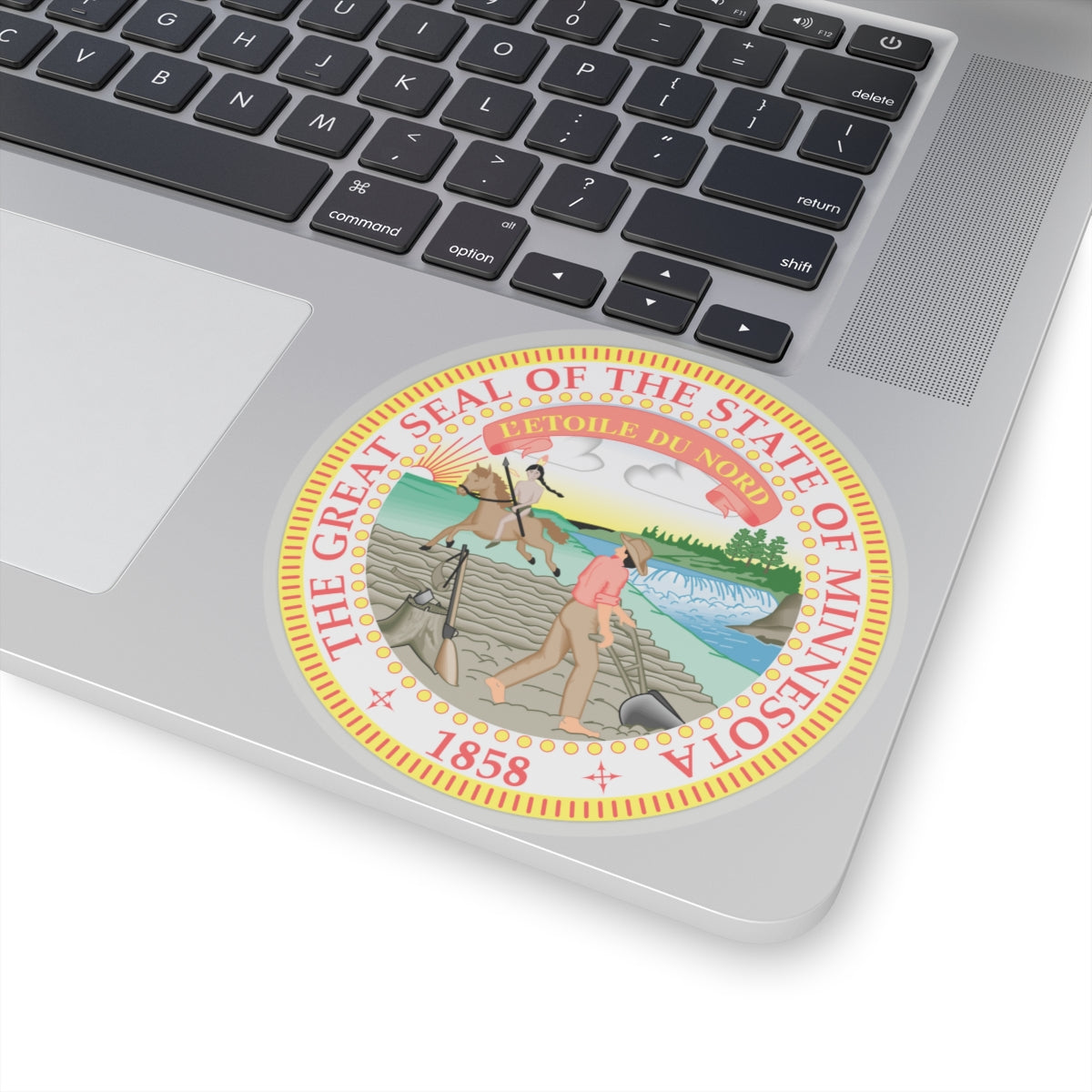 Minnesota State Seal - STICKER Vinyl Kiss-Cut Decal