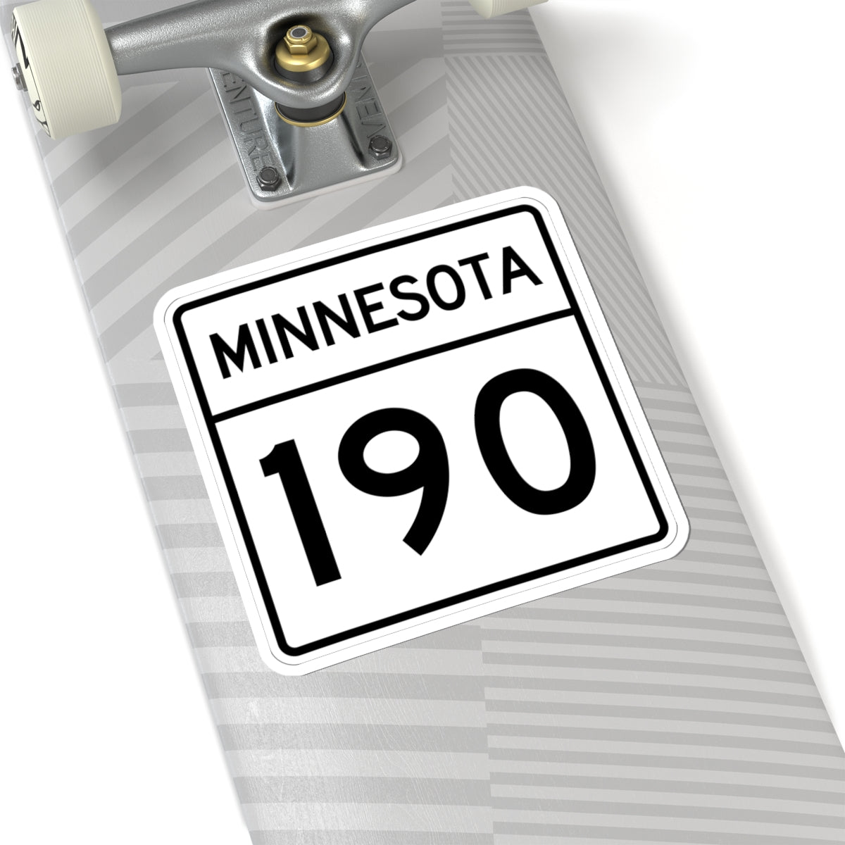 MN-190 1948 (Minnesota) (Road Sign) STICKER Vinyl Kiss-Cut Decal