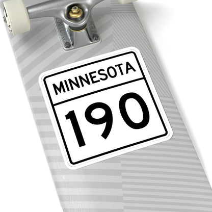 MN-190 1948 (Minnesota) (Road Sign) STICKER Vinyl Kiss-Cut Decal