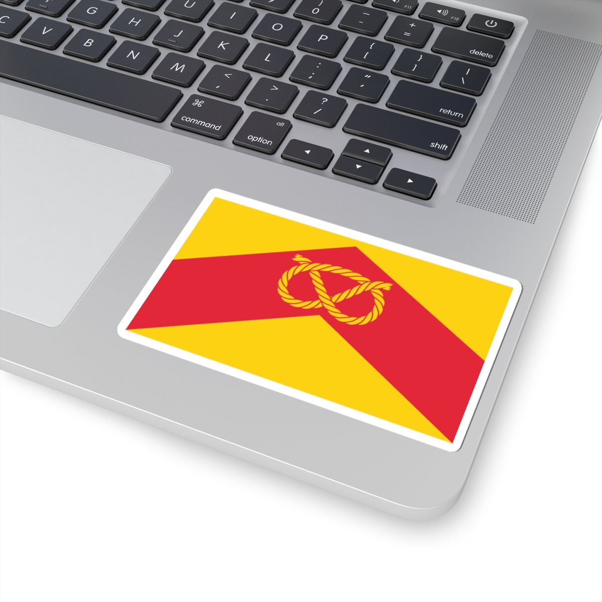 Staffordshire Flag (England) STICKER Vinyl Kiss-Cut Decal