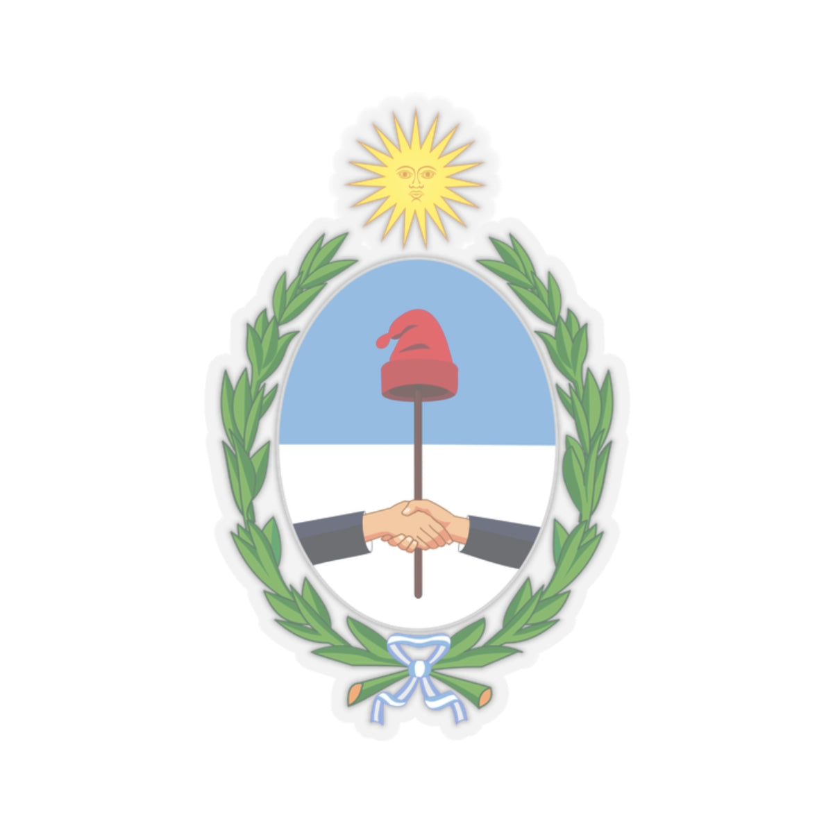 Coat of Arms San Juan Argentina - STICKER Vinyl Kiss-Cut Decal